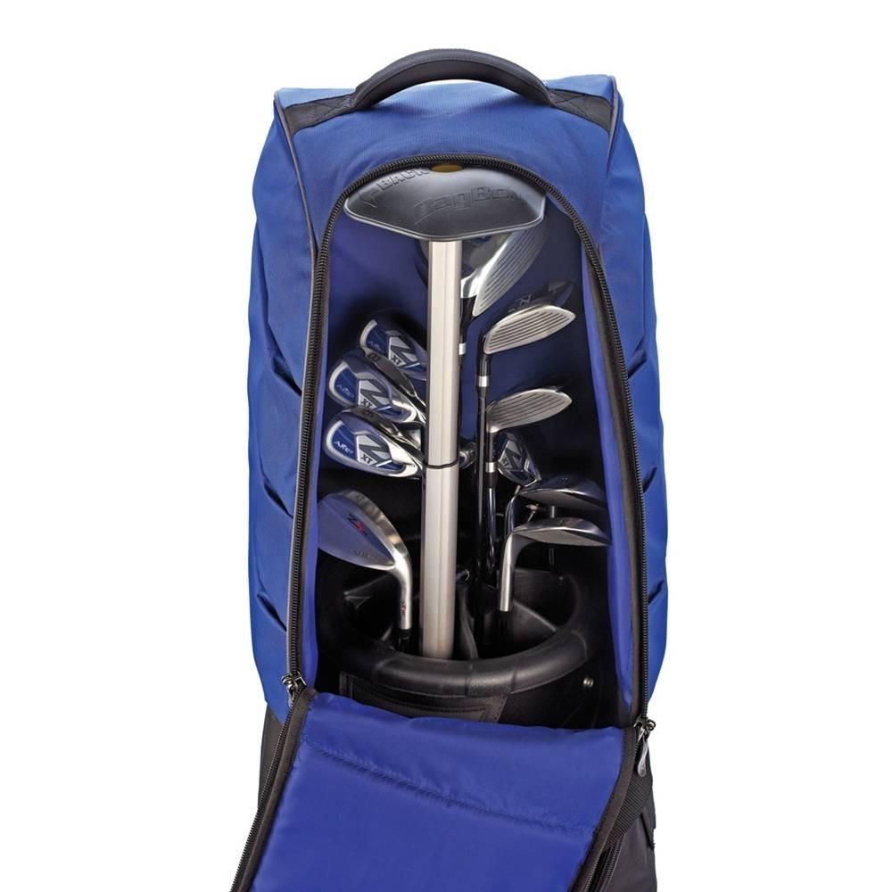 |BagBoy Backbone Travel Cover Support System - In Use|