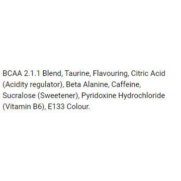 |Bio-Synergy BCAA Pre-Workout Powder - ingredients|