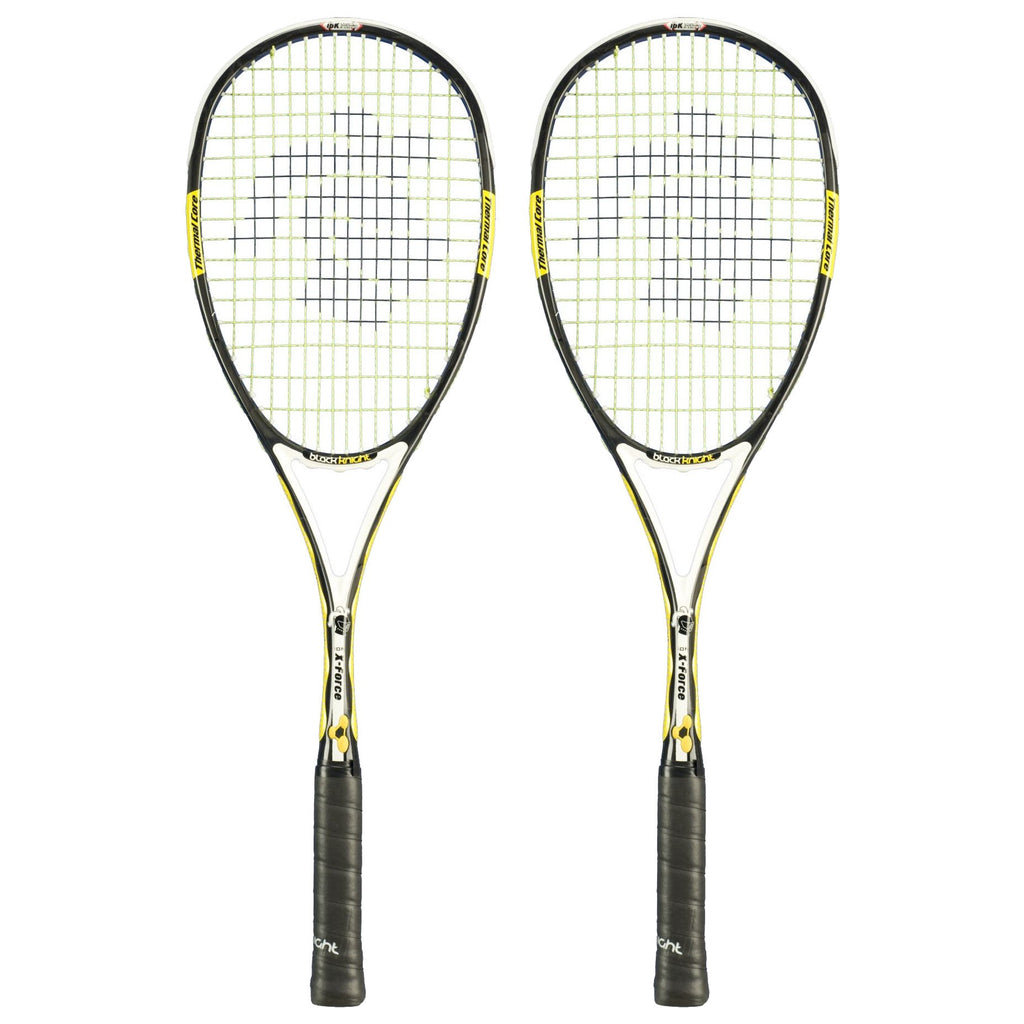 |Black Knight Ion X Force Black Squash Racket Double Pack 1|