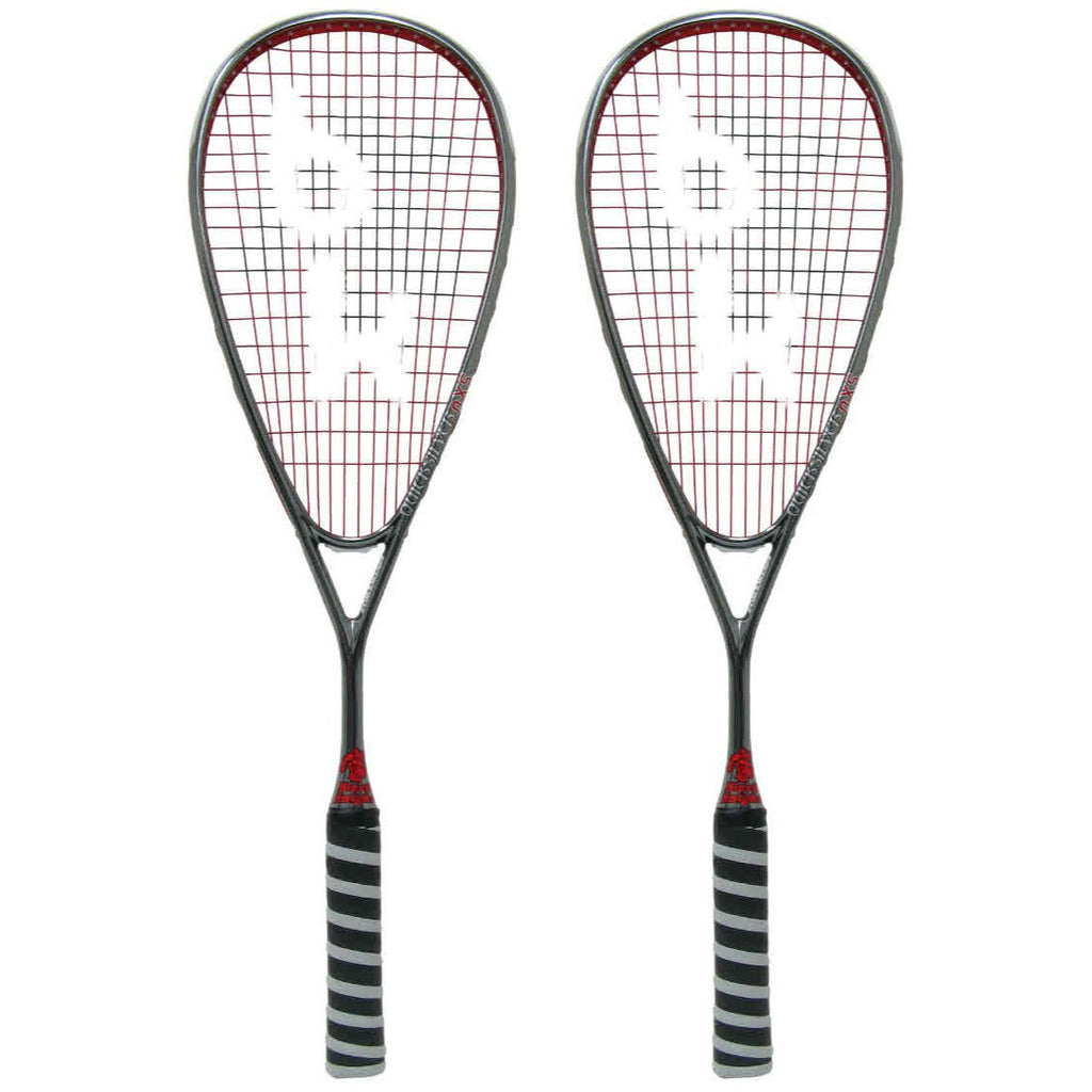 |Black Knight QuickSilver nXS Squash Racket Double Pack|