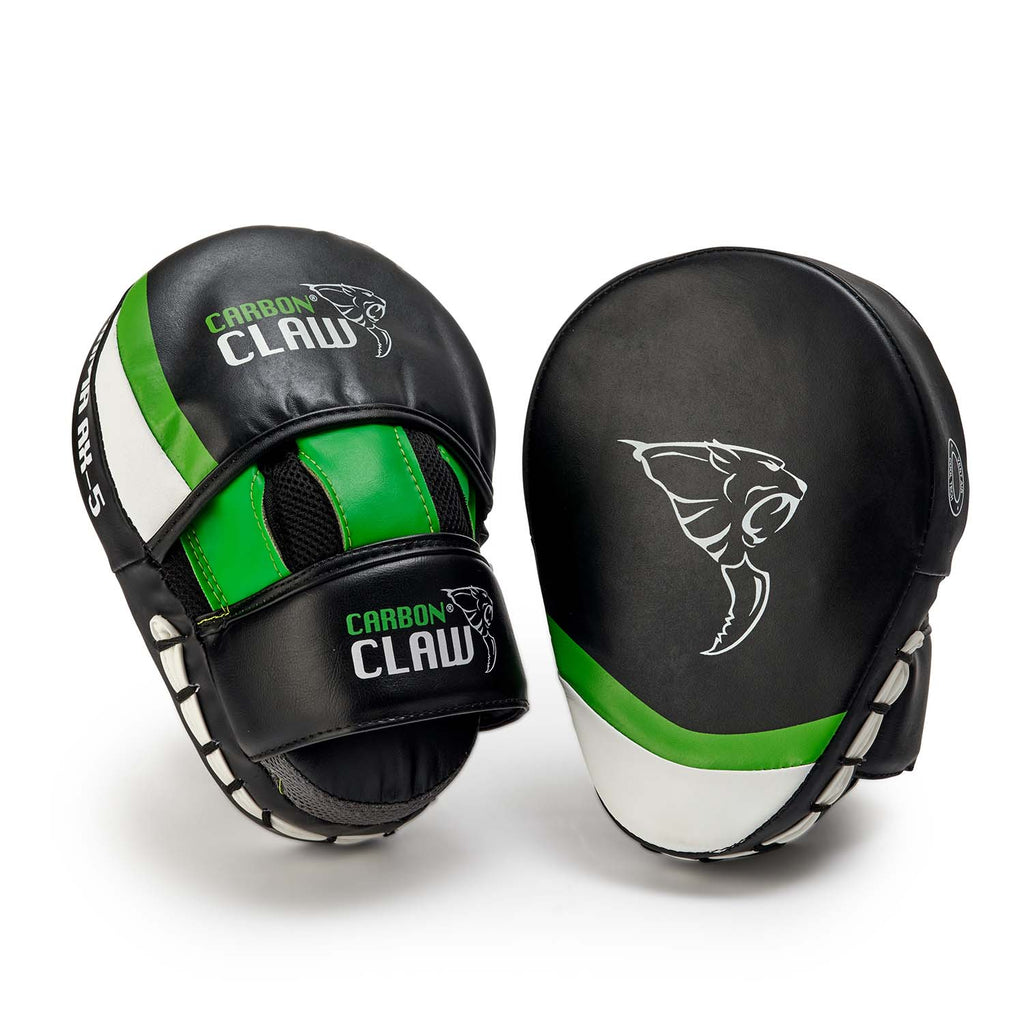 |Carbon Claw Arma AX-5 Synthetic Leather Curved Hook and Jab Pads|