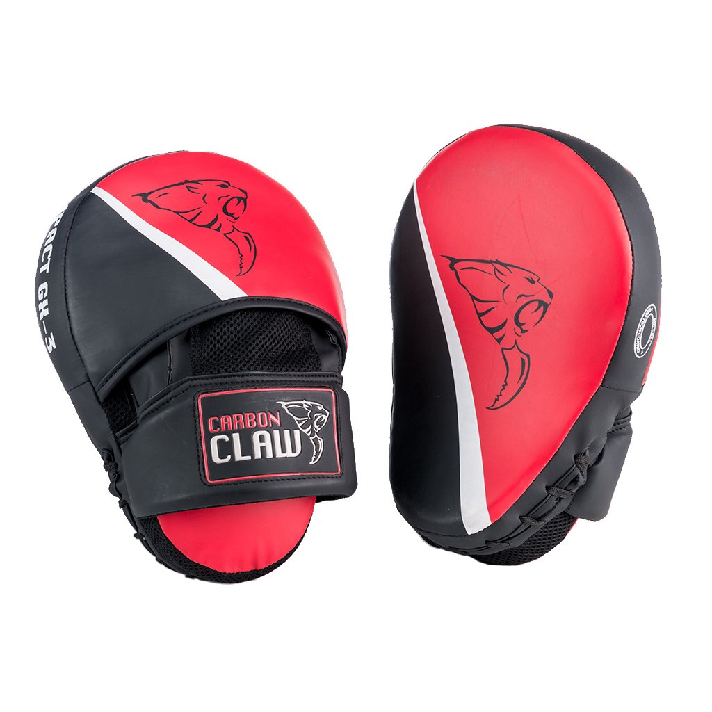 |Carbon Claw Impact GX-3 Synthetic Leather Curved Hook and Jab Pads|