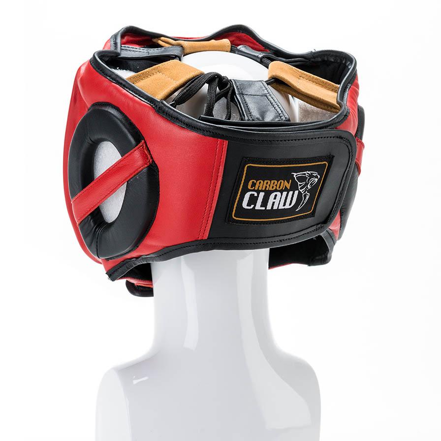 |Carbon Claw PRO X ILD-7 Pro Adjustable Leather Head Guard - Back|