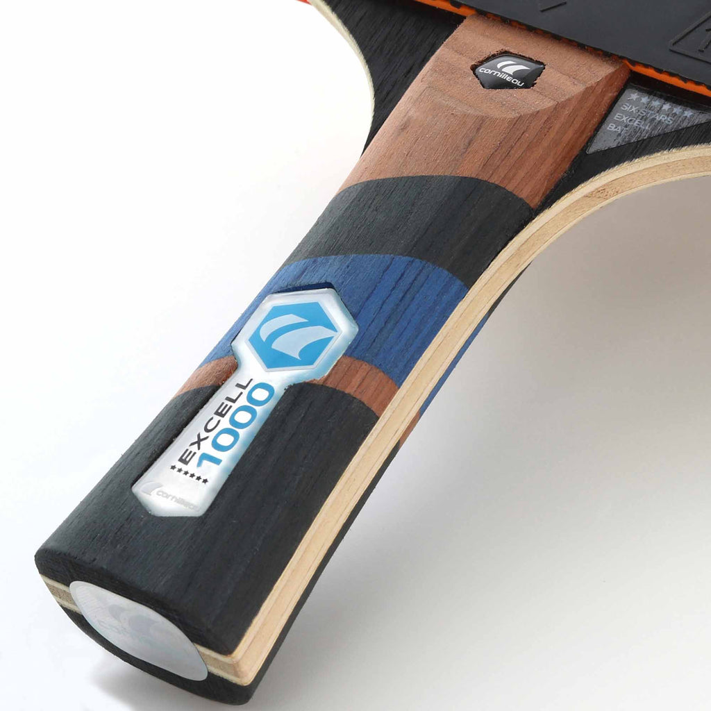 |Cornilleau Excell 1000 Carbon PHS Performa 1 Table Tennis Bat - Grip|