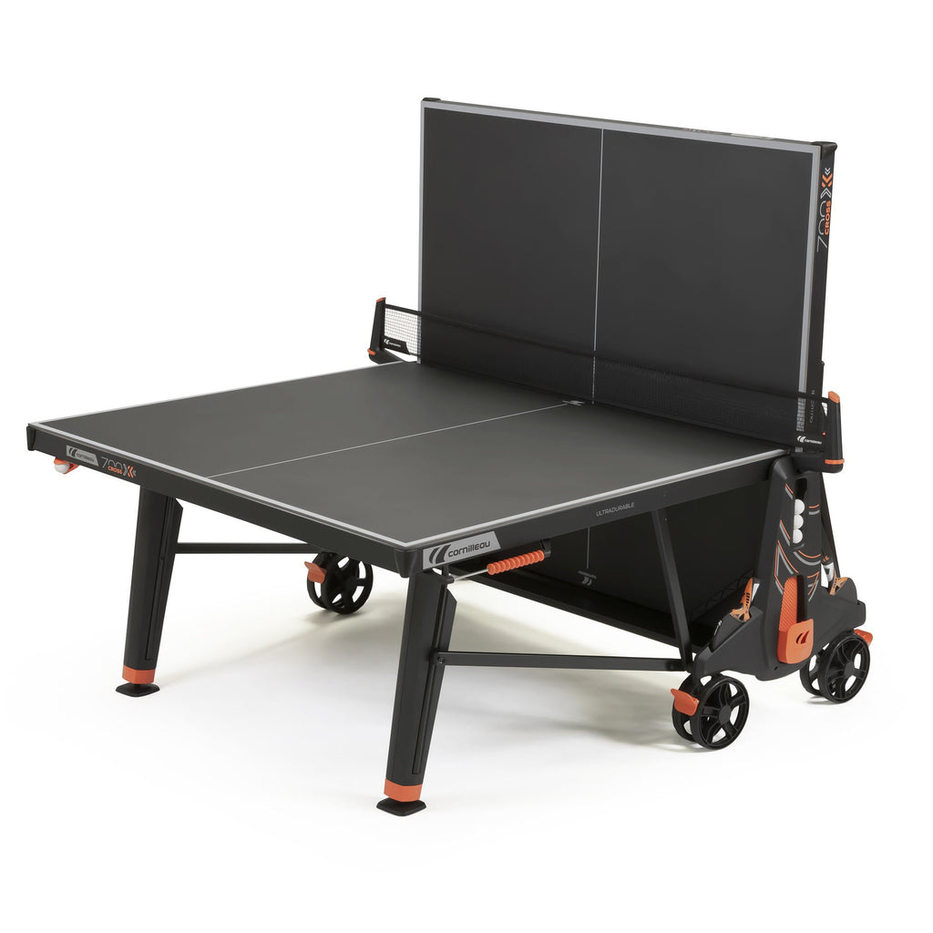 |Cornilleau Performance 700X Rollaway Outdoor Table Tennis Table - Playback|