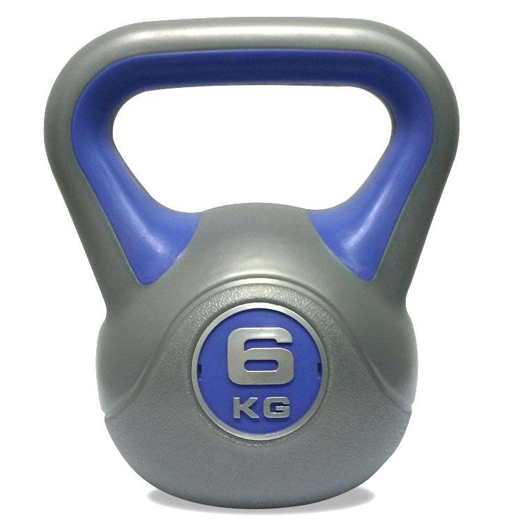 |DKN 2, 4, 6, 8 and 10kg Vinyl Kettlebell Weight Set - 6kg|