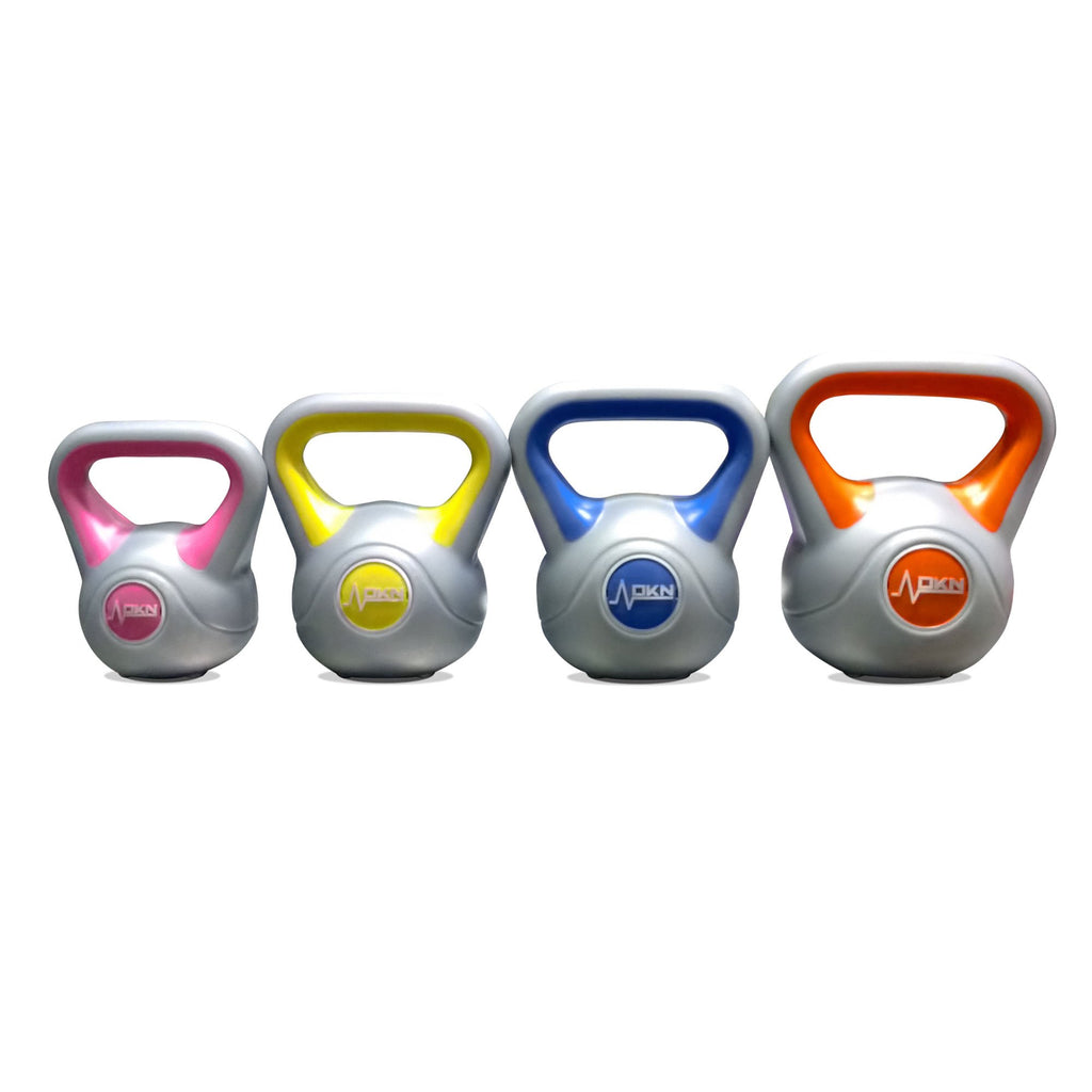 |DKN 2 4 6 and 8kg Vinyl Kettlebell Weight Set - back SB|