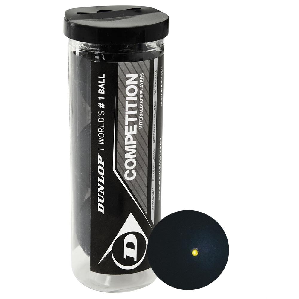 |Dunlop Competition Squash Balls 2014 - Tube of 3|