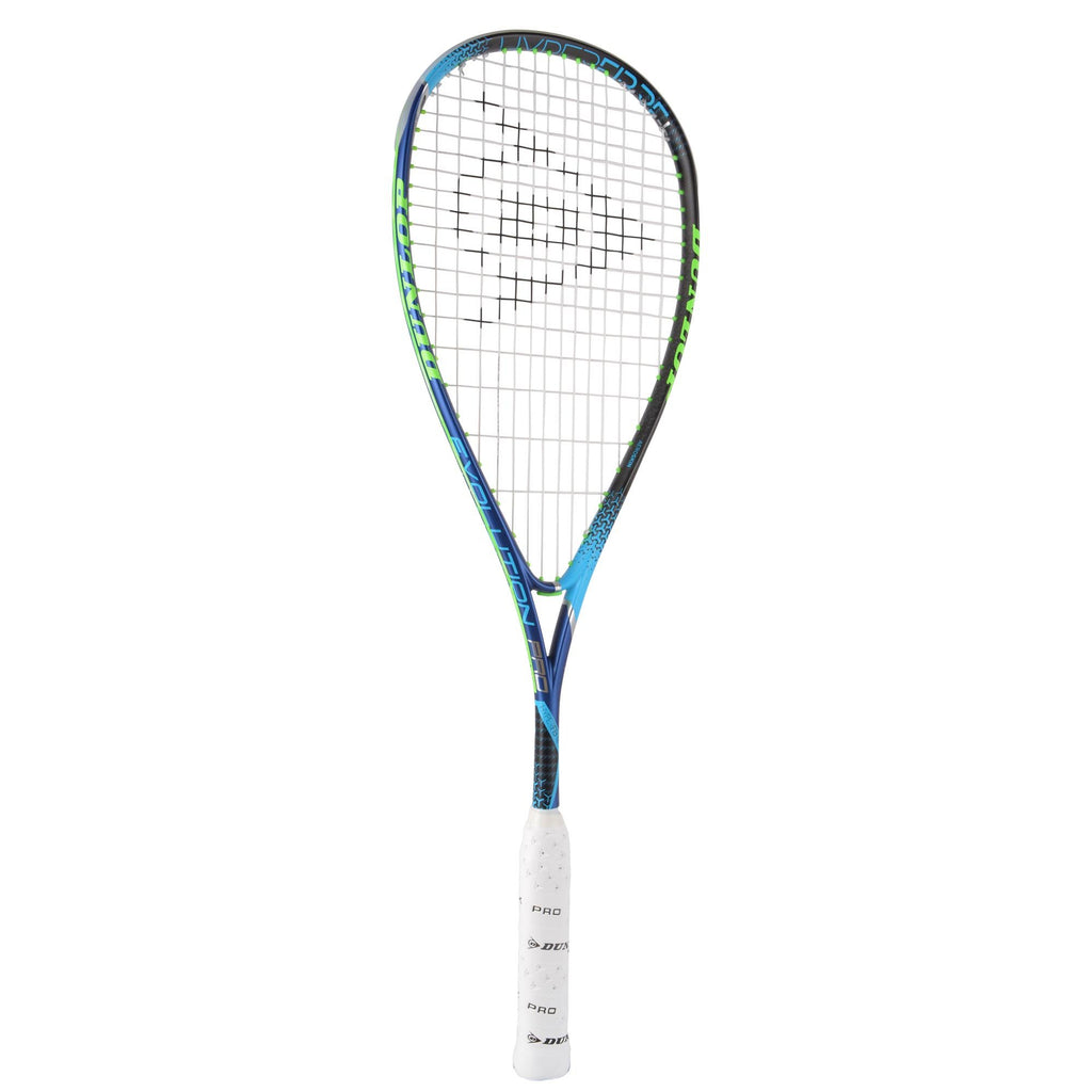 |Dunlop Hyperfibre Plus Evolution Pro Nick Matthew Squash Racket - Angled|
