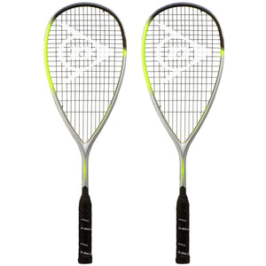 |Dunlop Hyperfibre XT Revelation 125 Squash Racket Double Pack|