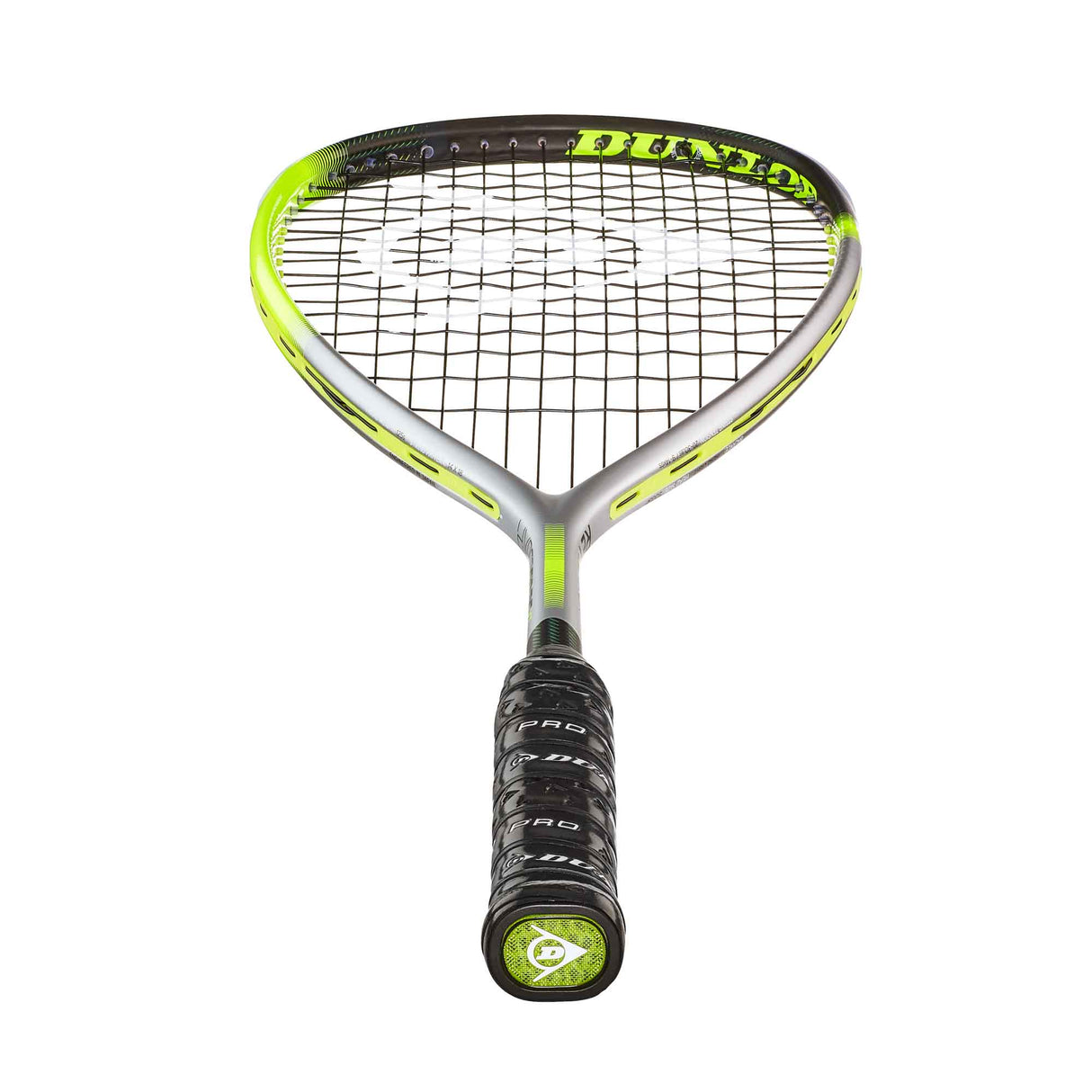 |Dunlop Hyperfibre XT Revelation 125 Squash Racket - Bottom|