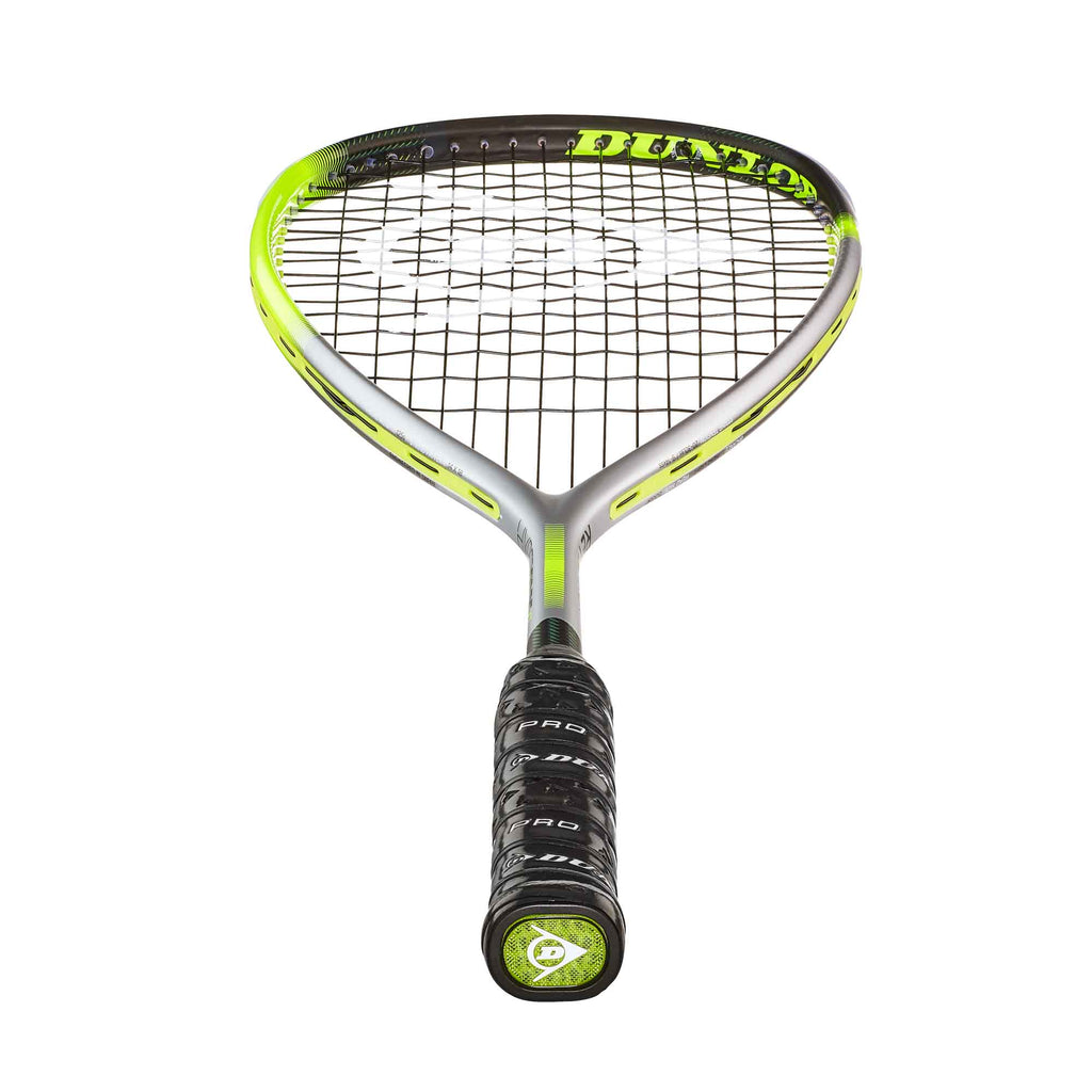 |Dunlop Hyperfibre XT Revelation 125 Squash Racket - Bottom|