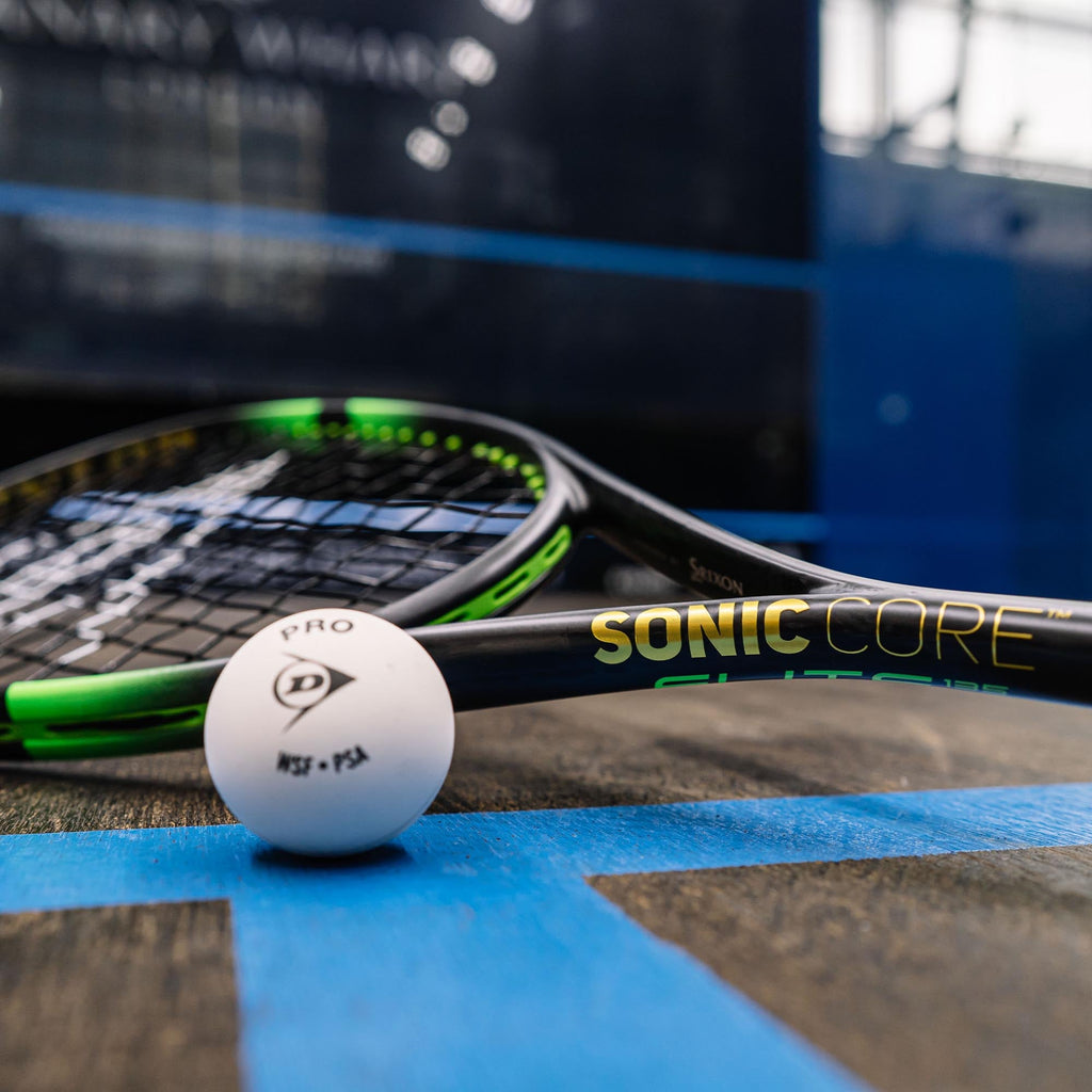 |Dunlop Sonic Core Elite 135 Squash Racket Double Pack AW22 - Lifestyle1|
