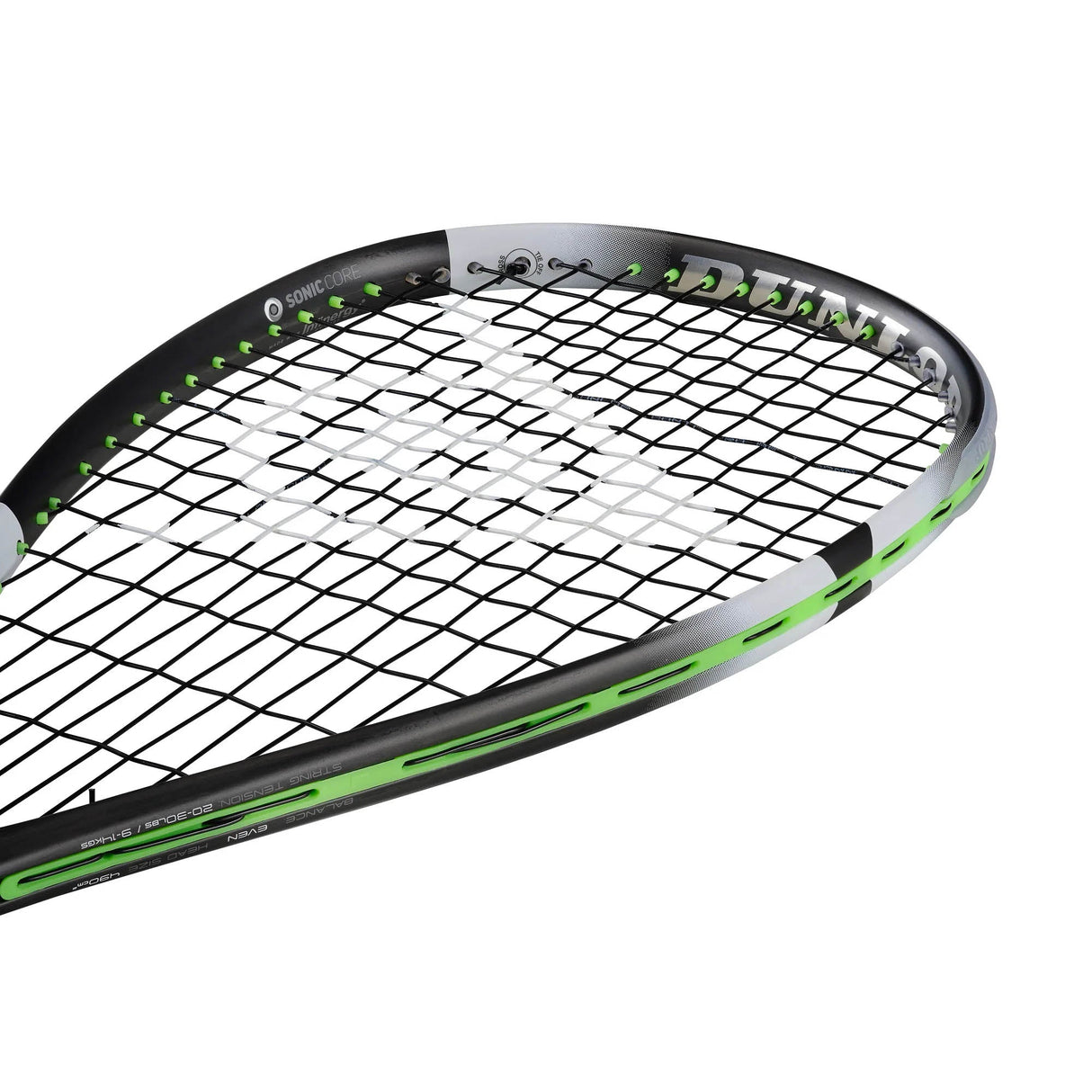 |Dunlop Sonic Core Evolution 130 Squash Racket Double Pack AW22 - Head|