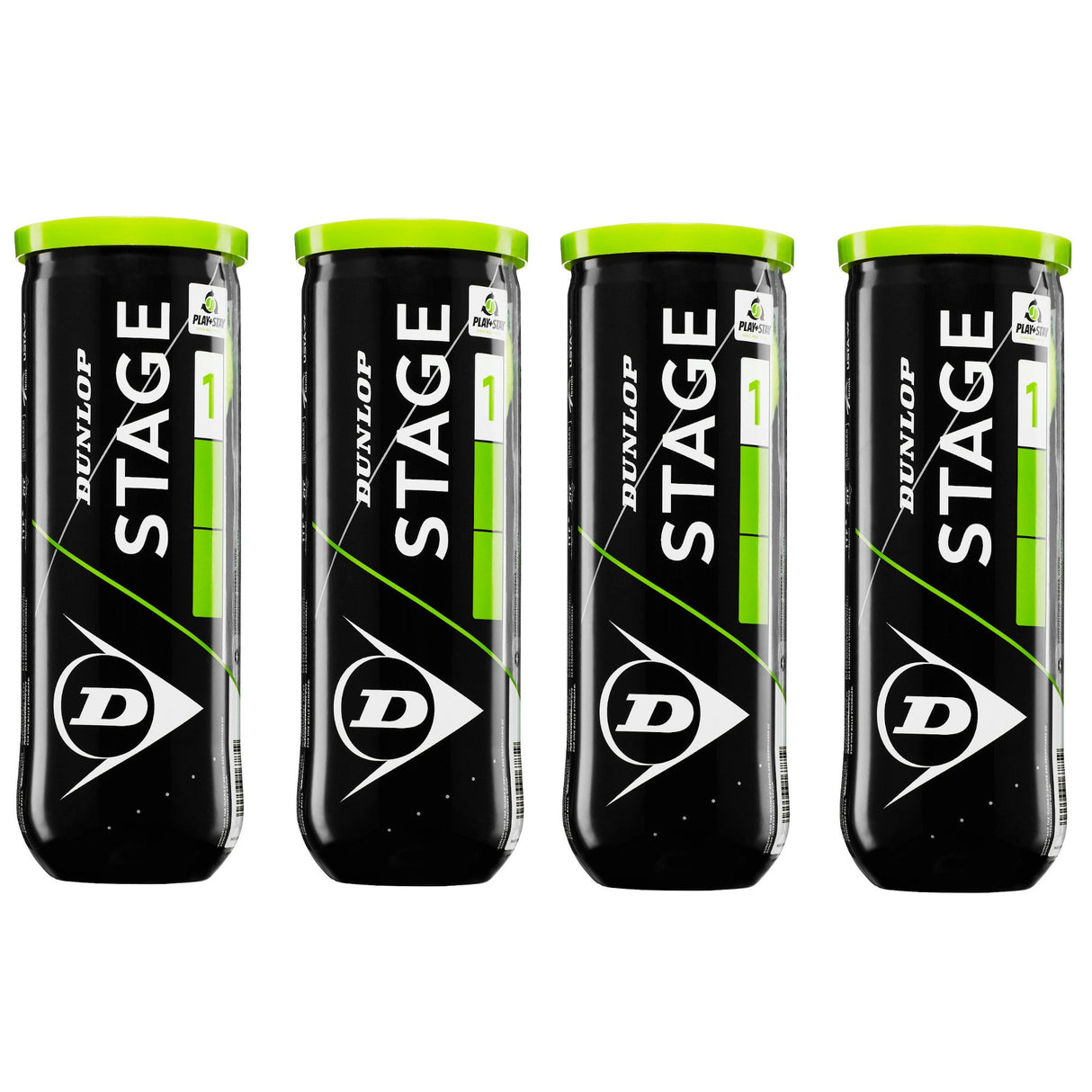 |Dunlop Stage 1 Green Mini Tennis Balls - 1 Dozen 2019 - Main Image|