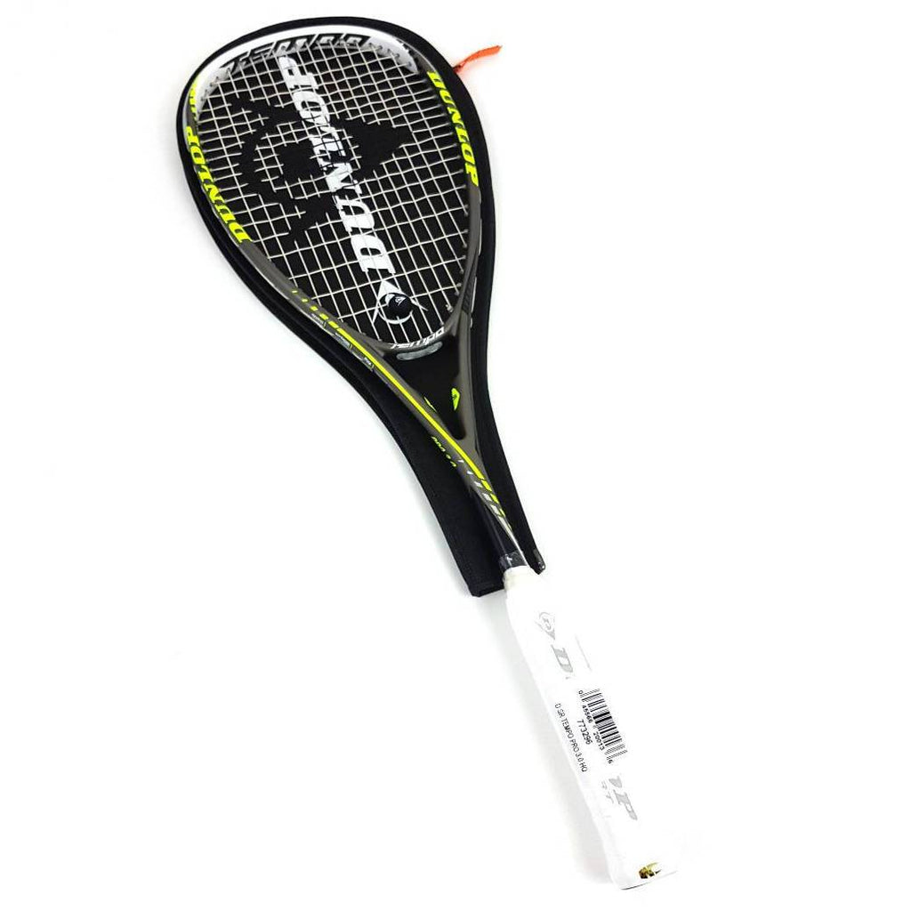 |Dunlop Tempo Pro 3.0 Squash Racket Double Pack - Cover|
