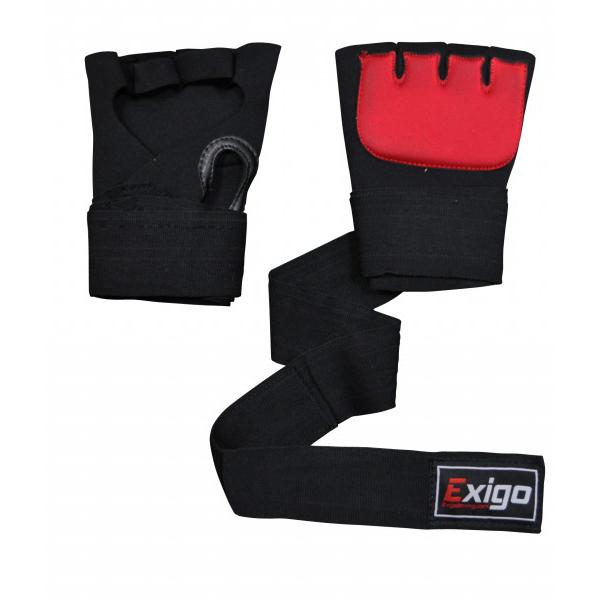 |Exigo Boxing Inner Gel Gloves Outspread Underside and Top View |