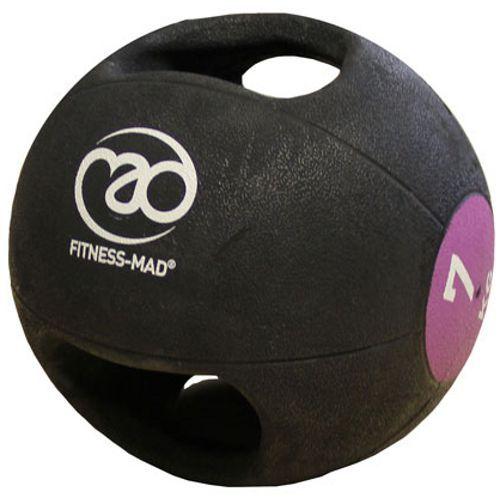 |Fitness Mad 7kg Double Grip Medicine Ball|