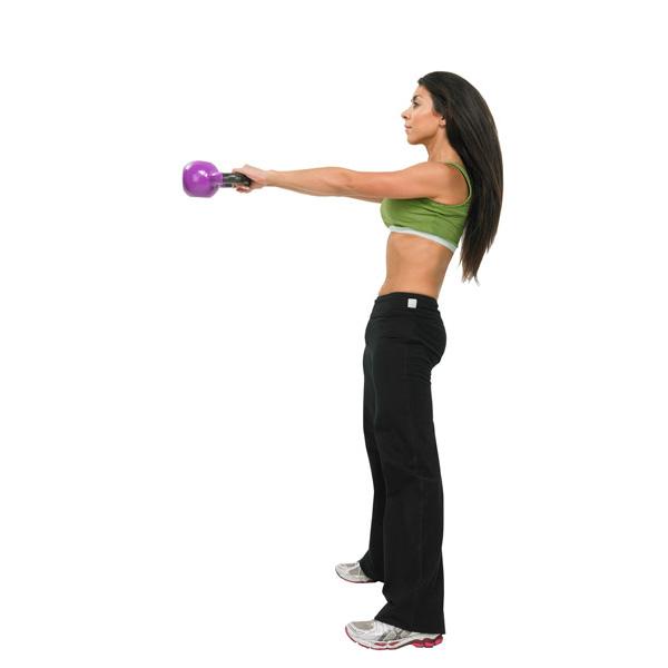 |Fitness Mad Kettle Bell 8Kg In Use Image 2|