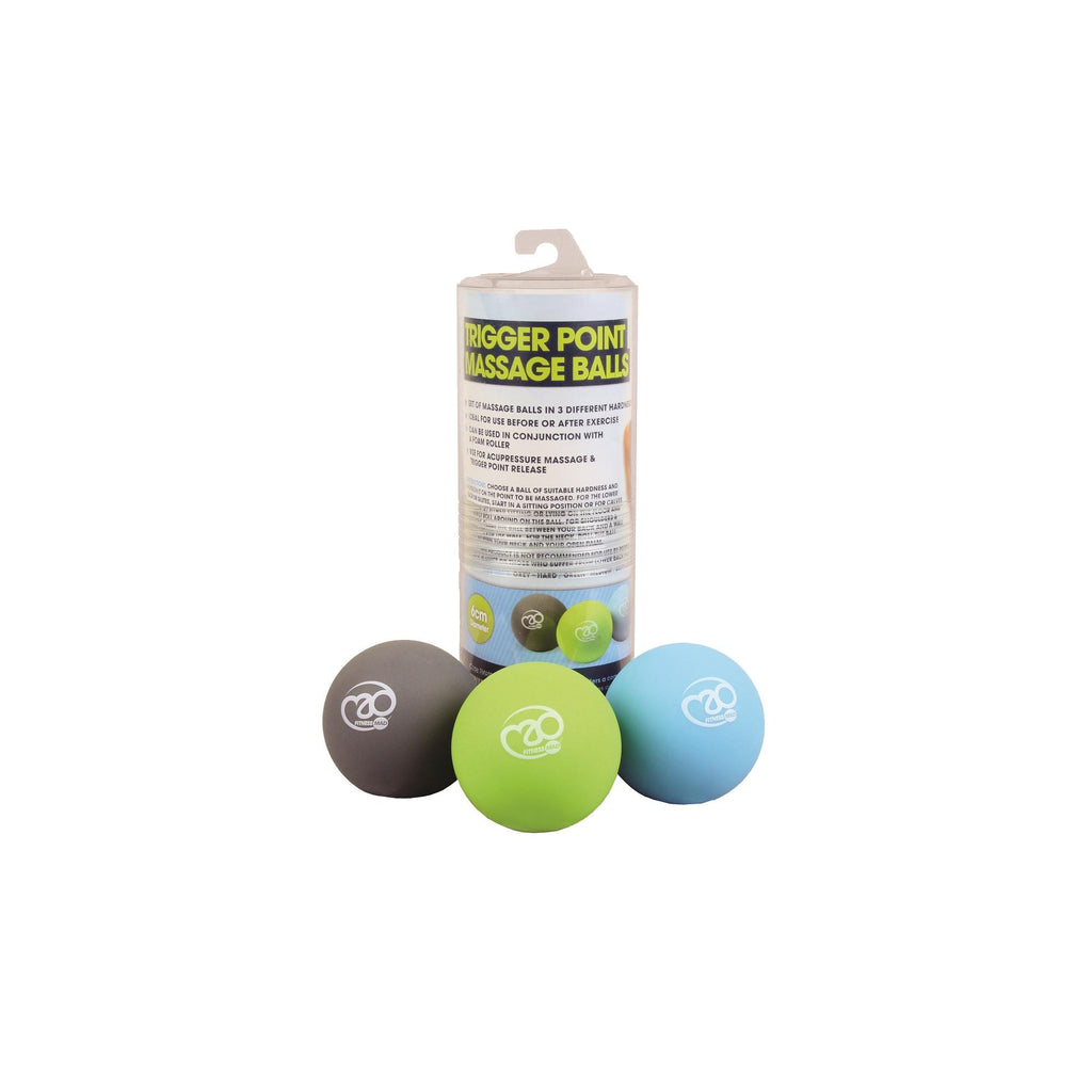 |Fitness Mad Trigger Point Massage Ball Set - with Packaging|