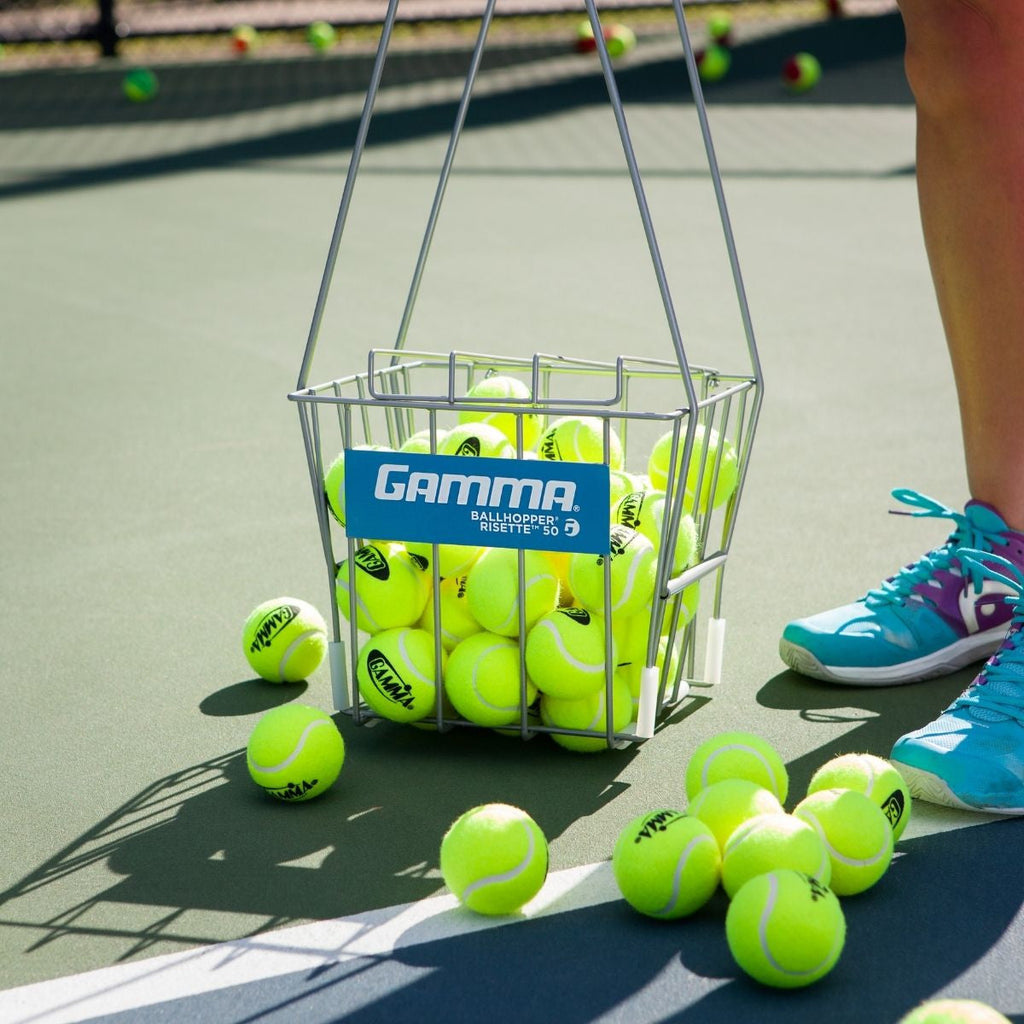 |Gamma 50 Tennis Ball Basket - lifestyle 1|
