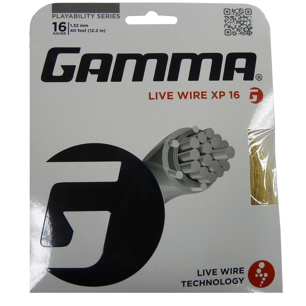 |Gamma Live Wire XP 1.32mm Tennis String Set Image|
