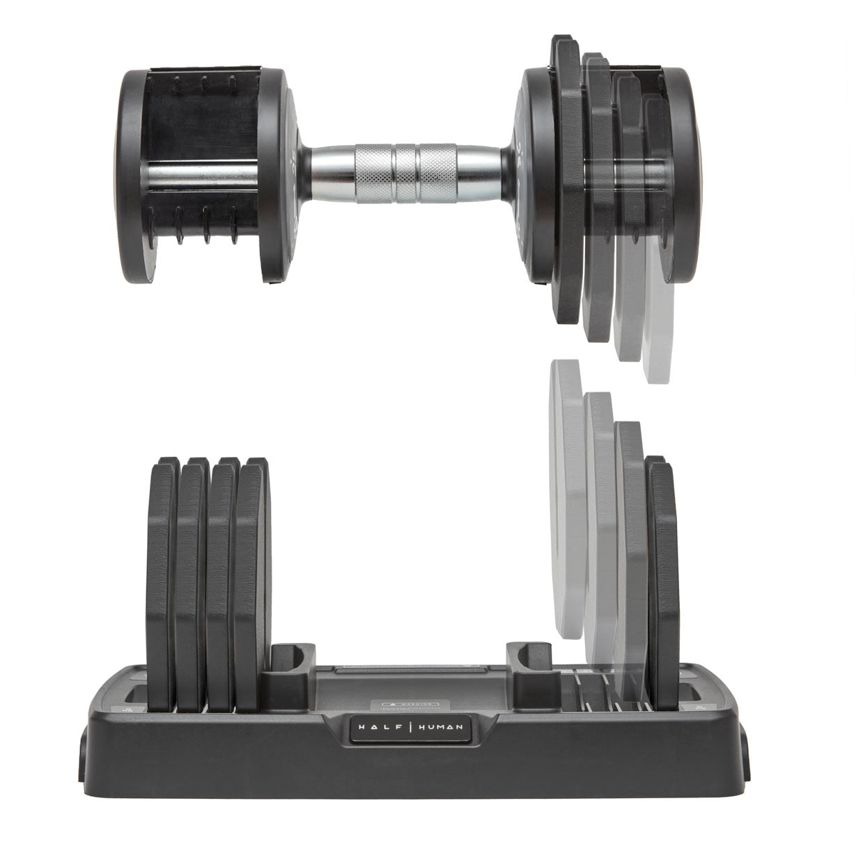 Half Human 10kg Adjustable Dumbbell Set Sweatband