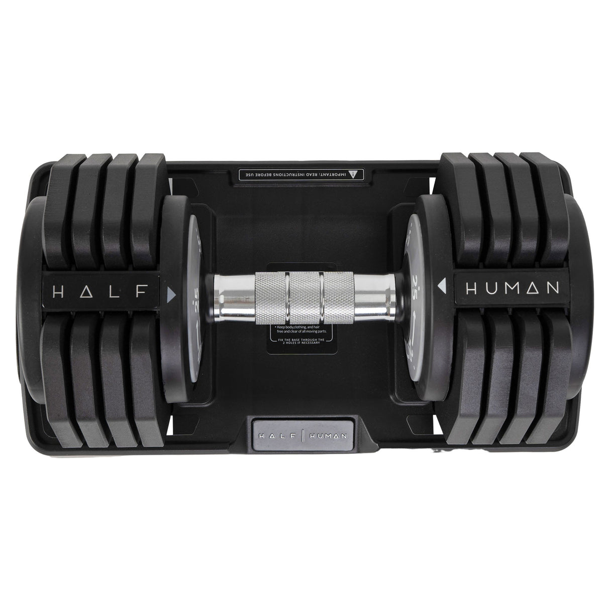 |HalfHuman25kgAdjustableDumbbellsAbove|