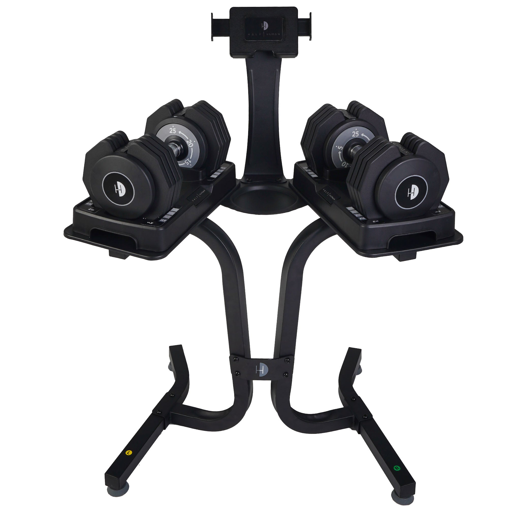 Adjustable dumbbell set with stand 2025