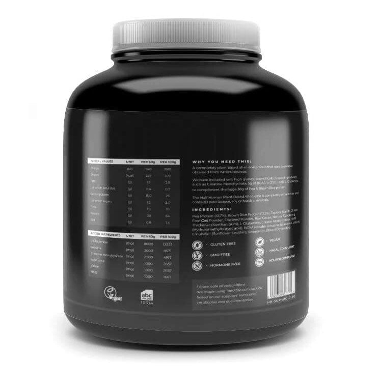 |Half Human All-In-One Protein - Back|