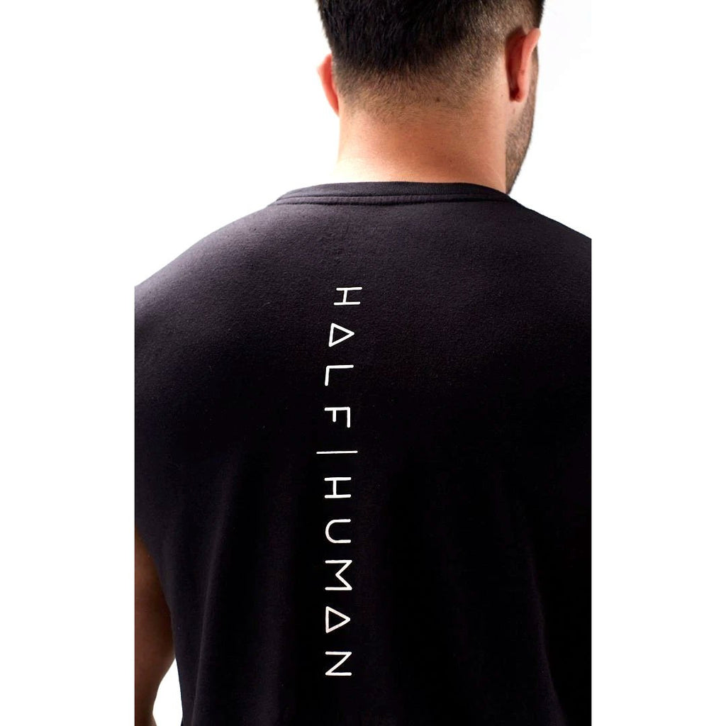 |Half Human Mens Sleeveless T-Shirt - 3|
