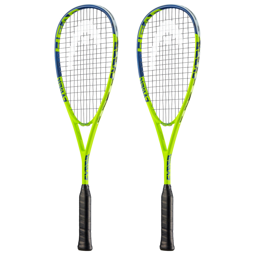 |Head Cyber Pro Squash Racket Double Pack|