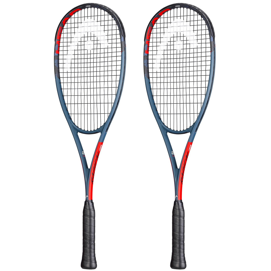 |Head Graphene 360+ Radical 135 X Double Pack Squash Racket|