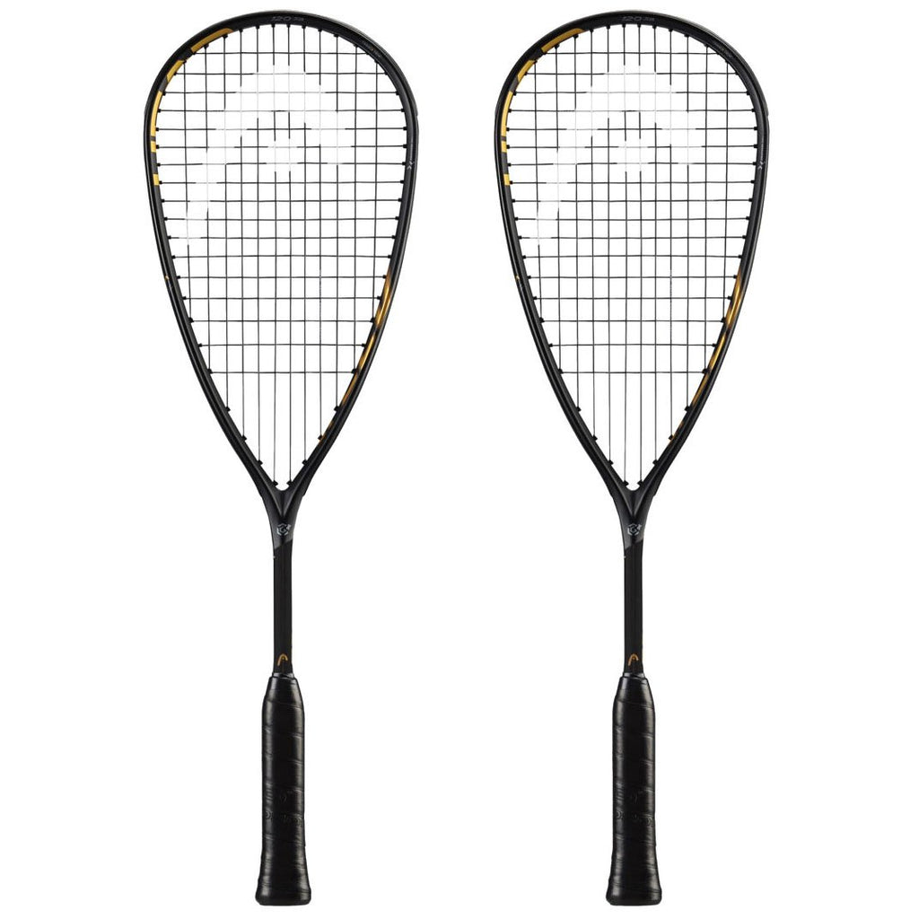 |Head Graphene 360 Speed 120 Slimbody Squash Racket Double Pack|