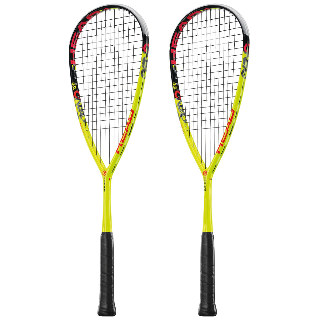 |Head Graphene XT Cyano 120 Squash Racket Double Pack|