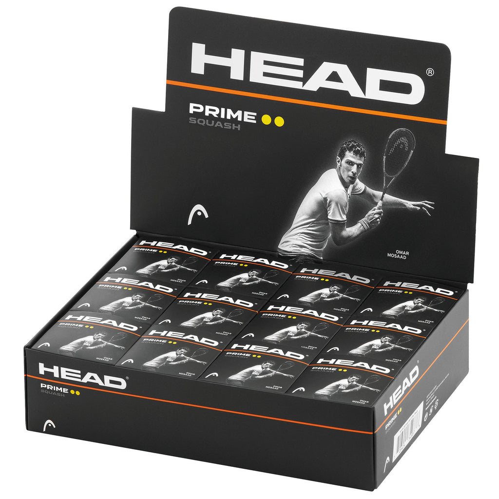 |Head Prime Squash Balls - 1 Dozen|