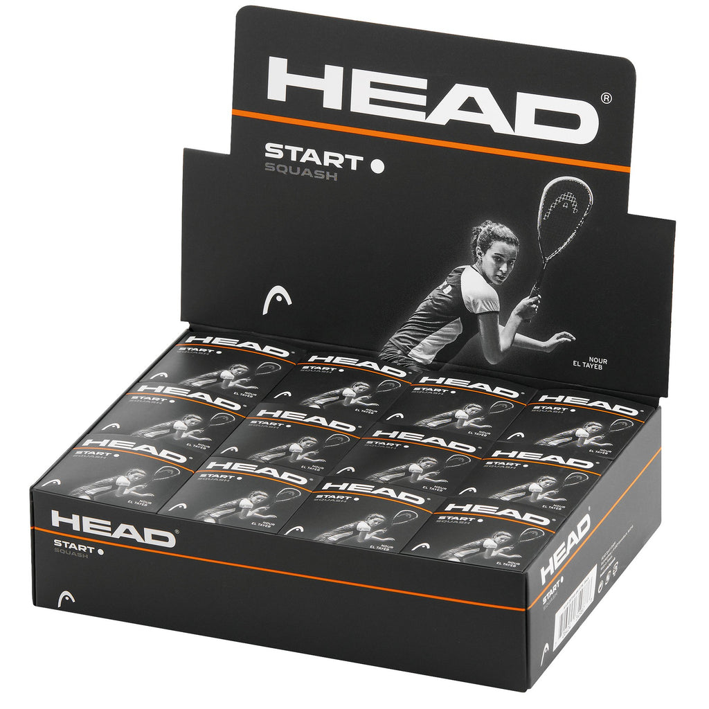 |Head Start Squash Balls - 1 Dozen|