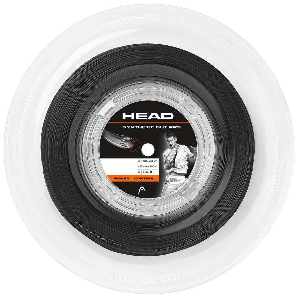 |Head Synthetic Gut PPS Tennis String Reel - Black|