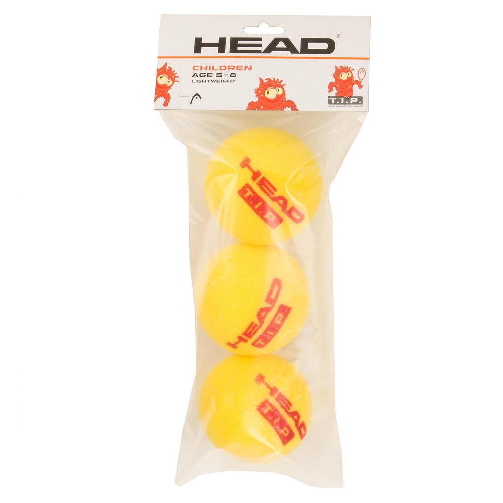 |Head TIP Foam Lightweight Mini Tennis Balls - Pack of 3|