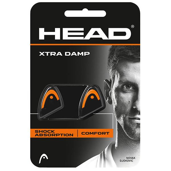 |Head Xtra Damp Vibration Dampener - Pack of 2 - Orange And Black|