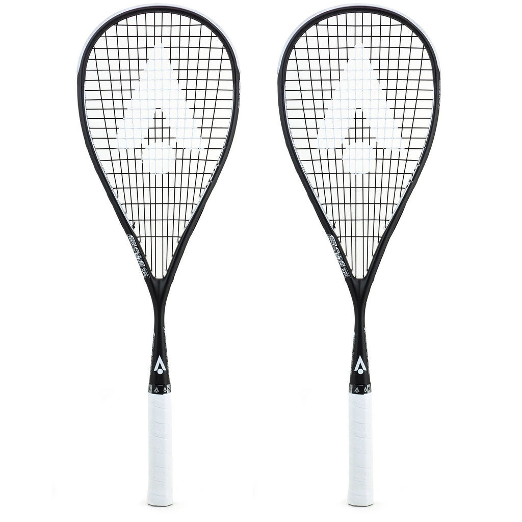 |KarakalAirSpeedBlackWhiteSquashRacketDoublePack|