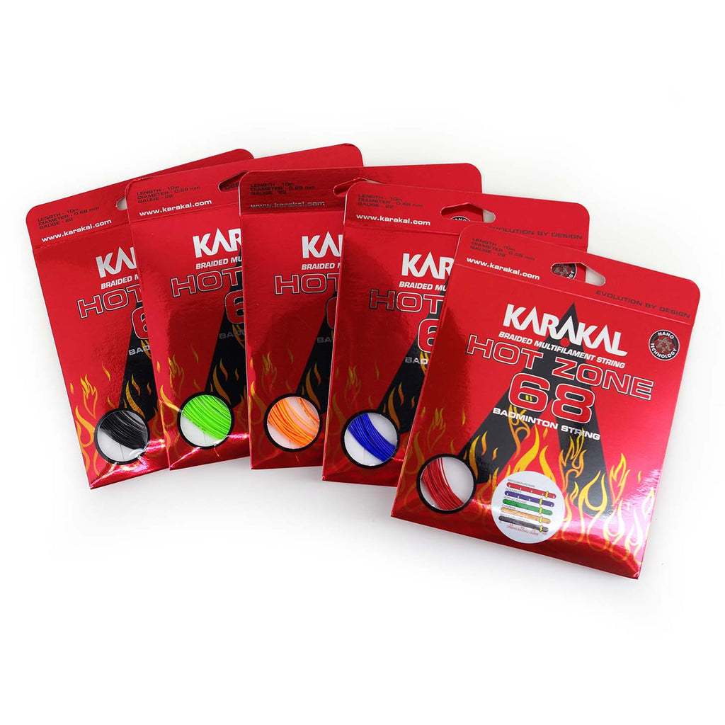 |Karakal Hot Zone 68 Badminton String Set|