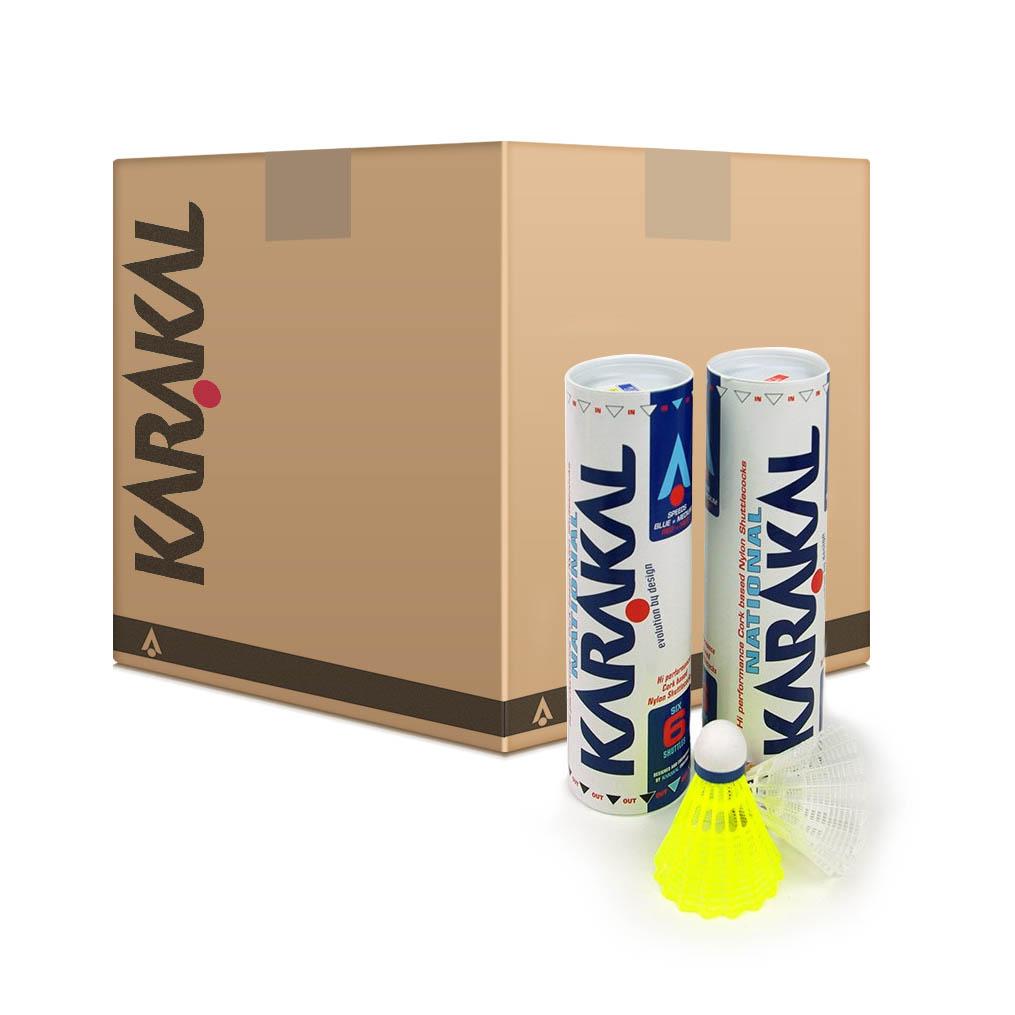 |Karakal National Shuttlecocks - White 50 dozen|