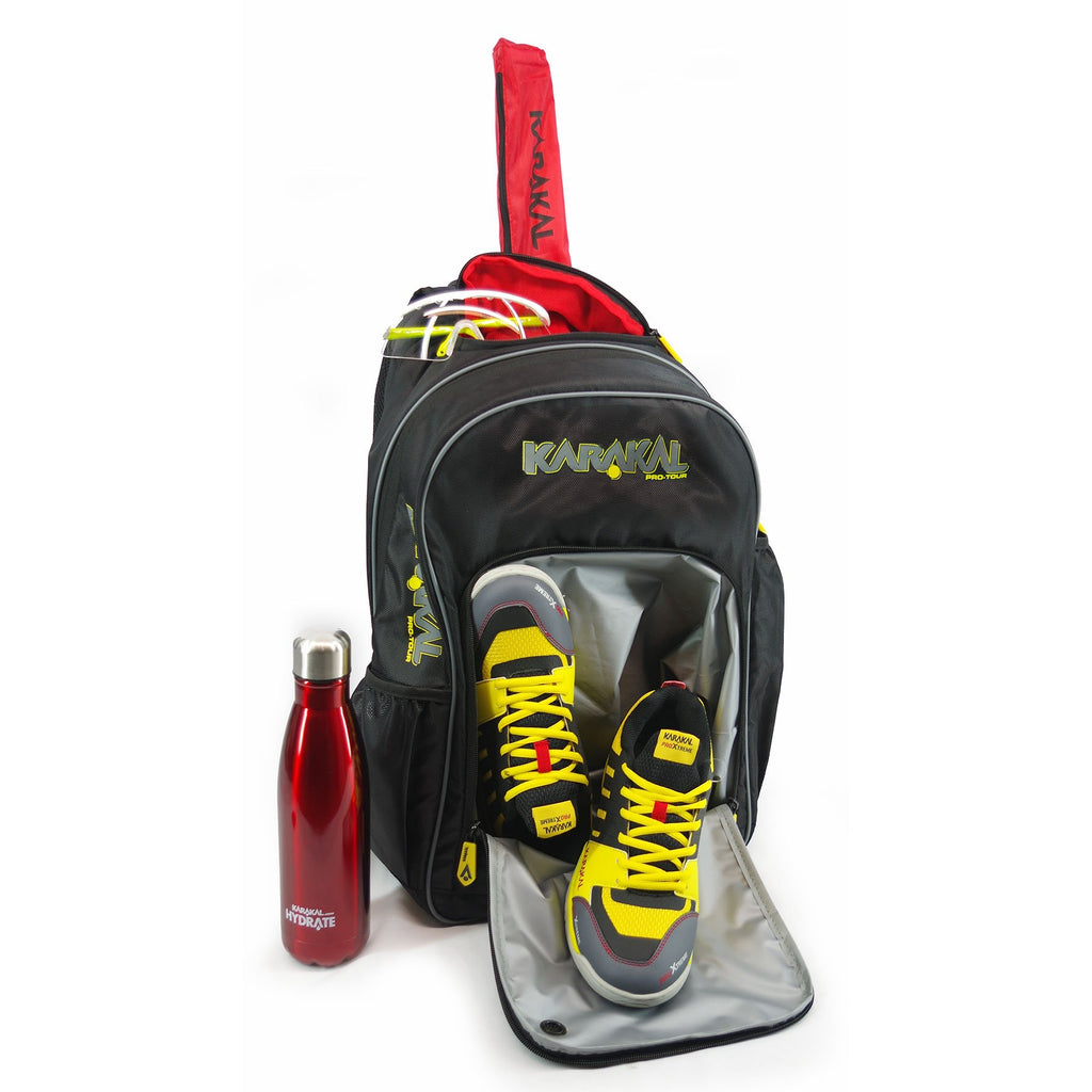 |Karakal Pro Tour 2.0 Match 30 Backpack - In Use|