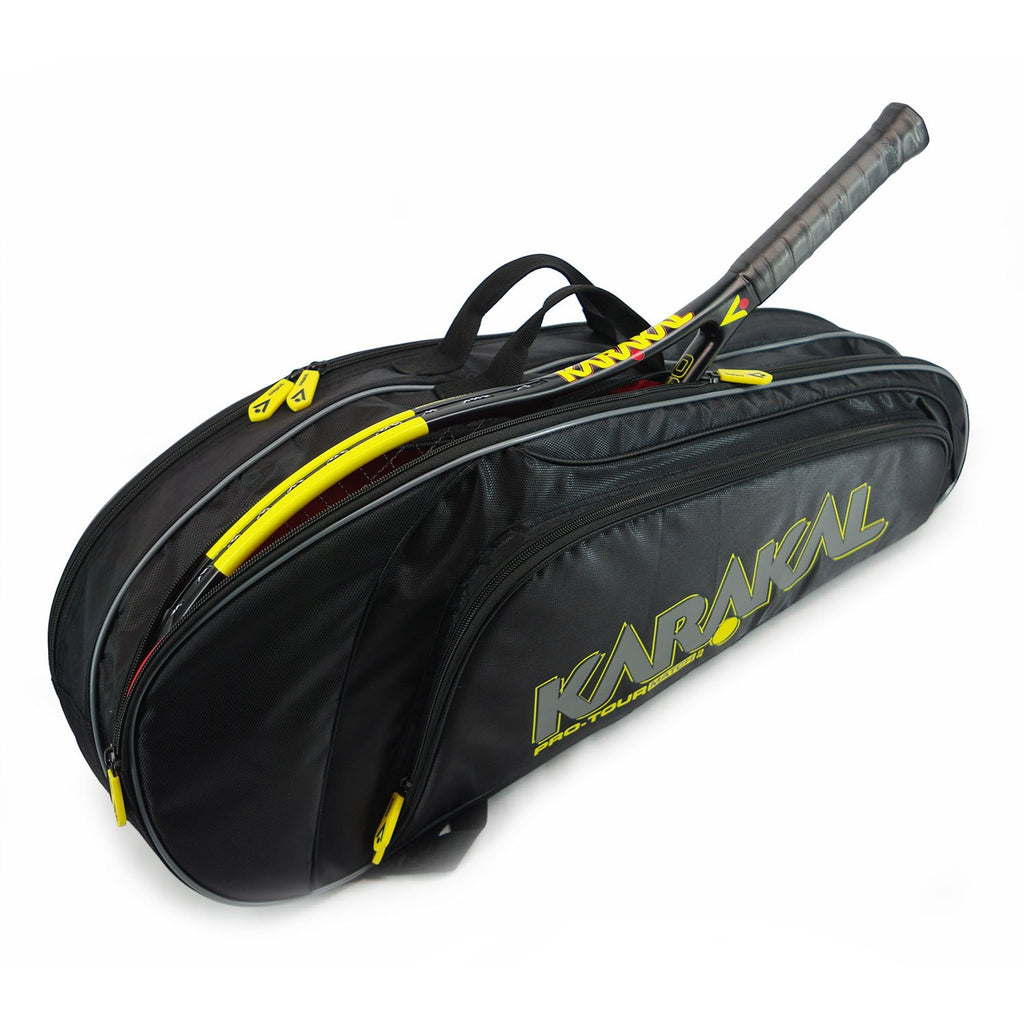 |Karakal Pro Tour 2.0 Match 4 Racket Bag - In Use|