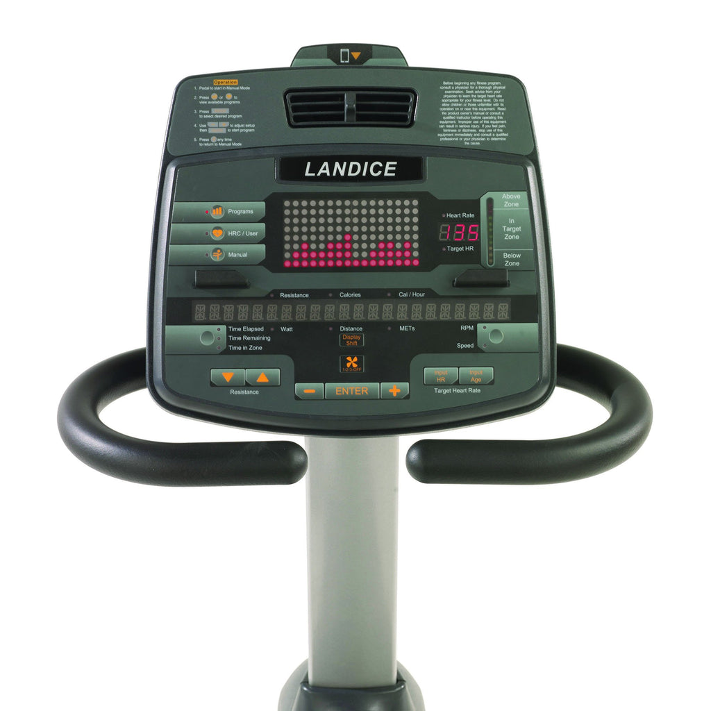 |Landice R9 Recument Exercise Bike - Console Image|