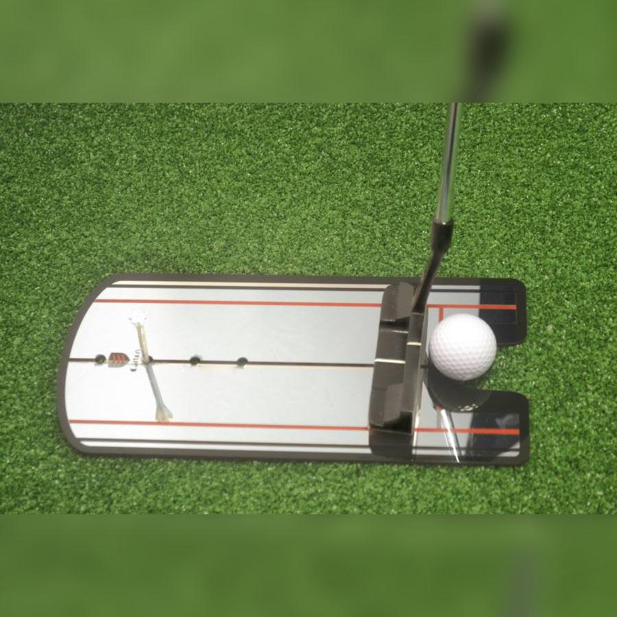 |Longridge Tour Mirror Golf Traing Aid - In Use2|