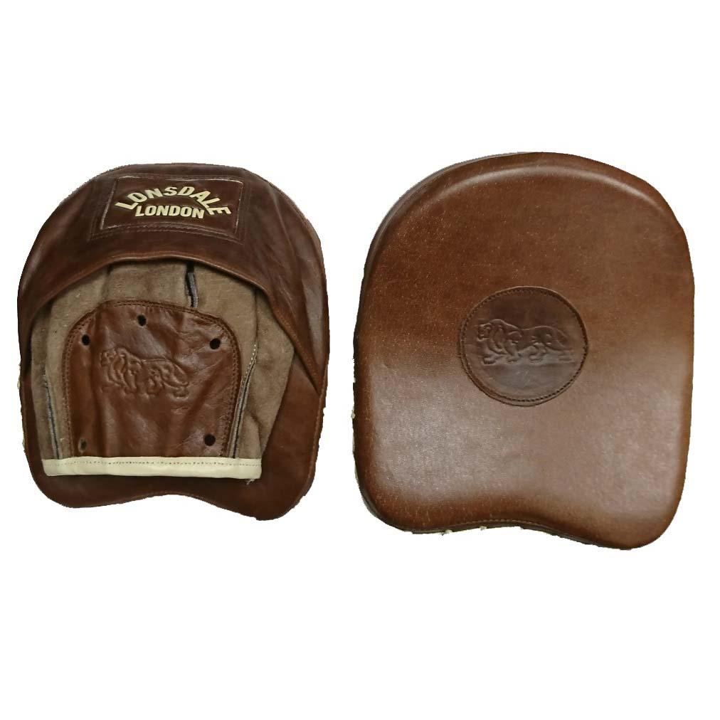 |Lonsdale Vintage Leather Curved Cuban Pads|