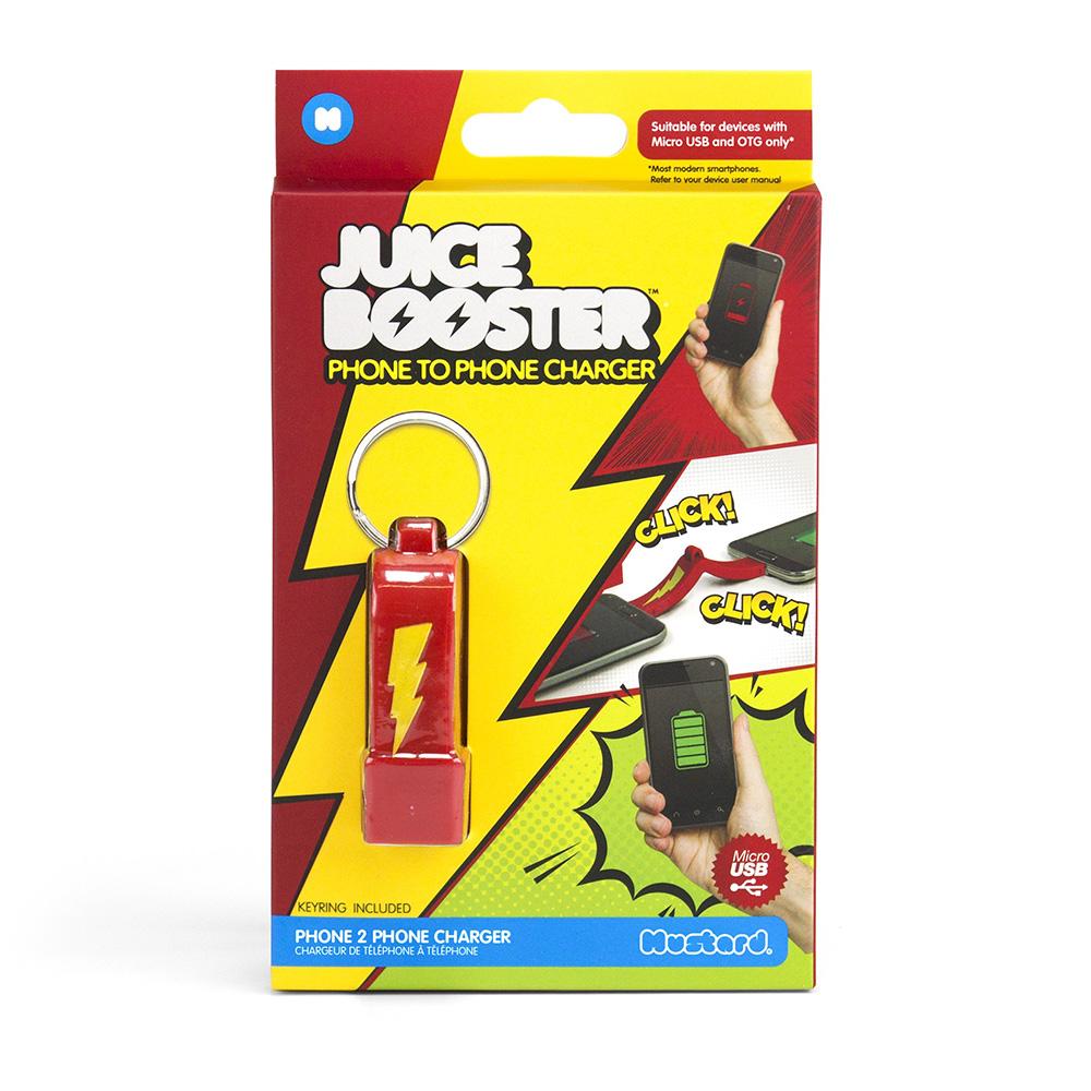 |Mustard Juice Booster Phone to Phone Charger - Package|