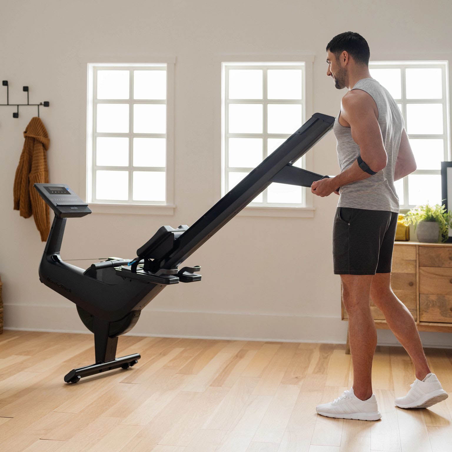 Nordictrack folding hotsell rowing machine